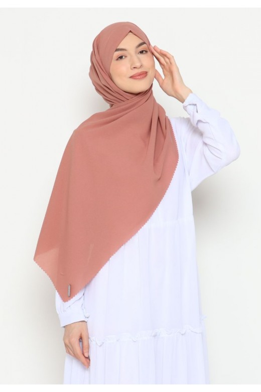 Pasmina Instan Lasercut Caramel